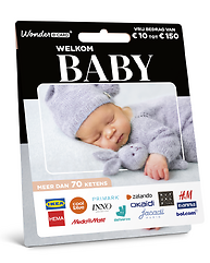 Kaart Welkom baby