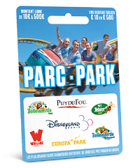Carte Parcs d'Attractions
