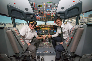 Een vluchtsimulator voor 1 tot 3 bij European Flight Simulator (Genappe - Waals-Brabant)